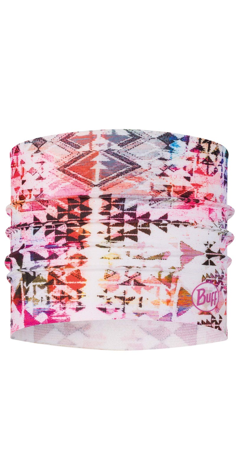 Buff CoolNet UV Half Neck Gaitor, UPF 50 Sun Protection, Breathable, Cooling Bandana, Versatile, Quick Dry Face Mask, Azir, Adult Size - Image 1